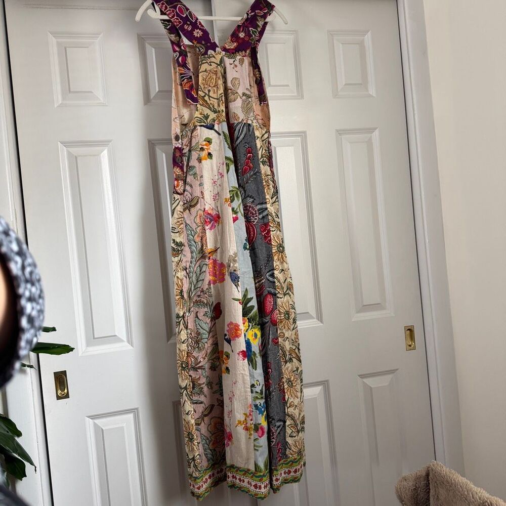 Boutique patch work jumpsuit - Picture 3 of 11